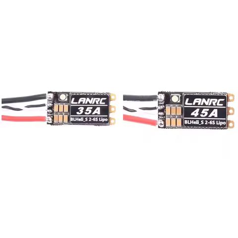 Blheli S 2-6S Lipo 45A Brushless ESC Built-In Programmable RGB LED D-Shot 150/300/600 ONESHOT125 For