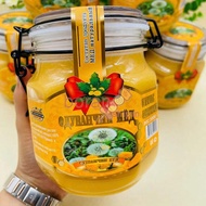 (Compote & Dessert)俄罗斯进口黄金蒲公英蜂蜜Imported From Russia Honey 1000g Bottled Honey Office Snack Brew