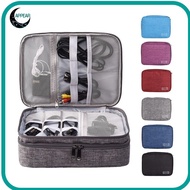 APPEAR Data Cable Storage Bag, Portable  Headphone Pouch, High Quality Waterproof Currency Three Lay