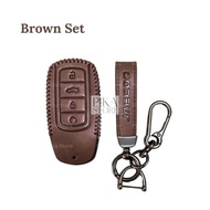 Jaecoo J7 Key Cover Leather PU Car Key Case Holder Cover Kunci Kereta Jaecoo j7 Accessories