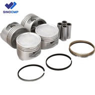 G4JS 23410-38200 Engine Piston Set for KIA OPTIMA HYUNDAI SANTA FE 2351CC L4 DOHC 2.4L