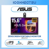 Asus 15.6" Zenscreen MB169CK IPS FHD 60Hz 5ms 360° Kickstand Dual USB-C Ultraslim Portable Monitor
