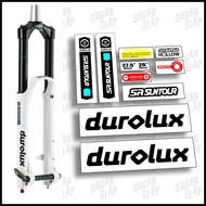 ☏ ✹ ◶ Durolux Sr Suntour Sticker Decal Fork Mtb Downhill