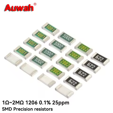 20pcs/Set SMD accurate resistor 3216 0.1% 25ppm 1206 10 20 47 100 220 470 1K 2K 4.7K 10K 20K 22K 47K