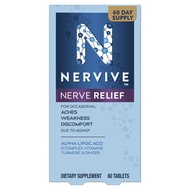 Nervive Nerve Relief, with Alpha Lipoic Acid, to help Reduce Nerve Aches, Weakness, & Discomfort in 