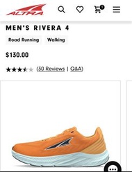 ALTRA Rivera 4 Neutral men running shoes 男裝跑步鞋