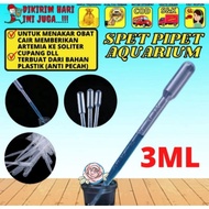 Pipette 3ML HAMSTER Rabbit Cat Dog Hedgehog MINI glider Aquarium Fish