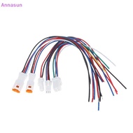 Annasun 2/3/4/6Pin Auto Waterproof Electronic Connector Wire Harness Butt Plug 02R-JWPF-VSLE-S 04R-J