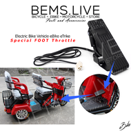 Comfortable Special FOOT Throttle for eBikes eTrikes