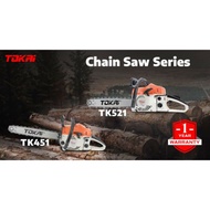 Tokai Powerful Chain Saw 16"/18"/20"/22" (TK451 &amp; TK521)(USA Chain-Carton)Mesin Tebang Pokok