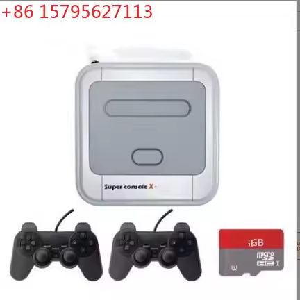 super console X retro TV game console home box R8 dual wireless controller