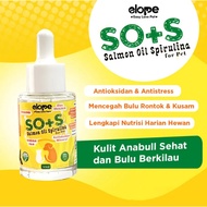 ELOPE SOS SALMON OIL SPIRULINA ANTI-HAIR LOSS VITAMIN PURE FISH OIL FOR CATS AND DOGS Salmon Oil Sau