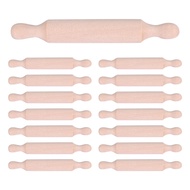 15 Pieces Wooden Mini Rolling Pin 6 Inches Long Kitchen Baking Rolling Pin Small Wood Dough Roller f