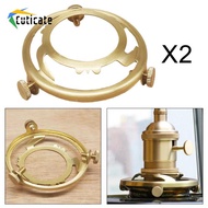 [Cuticate] 2Pcs Lampshade Retaining Rings Bulb Socket Adapter Lamp Socket Converter 3 Screws Univers
