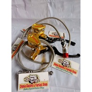 As Well ORI! Universal Hydraulic Clutch Package Brembo Brake Master Left Right plus Hose