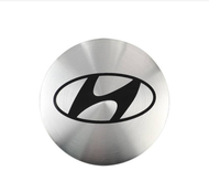 Set 4 Decal Miếng Dán Kim Loại 56mm dán Trục Bánh Xe Hơi Logo Hyundai cho I30 I20 IX35 I40 Tucson Ge