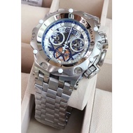 Invicta Gold Ghost Three Eyes Big Dial Steel Band Waterproof Quartz Men Watch