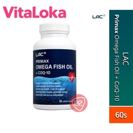 🍀LAC Primax Omega Fish Oil + CoQ-10 Enteric Coated Softgel 60s