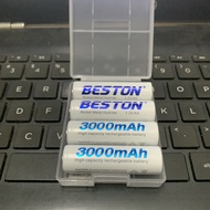 Sạc pin AA AAA Beston C9023 mẫu mới sạc nhanh tự ngắt khi đầy có màn hình LCD dùng cho micro remote