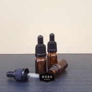 5ml Brown Glass Pipette Bottle / Serum Bottle / Brown Amber Glass Dropper / Essence Oil Bottle / Bro
