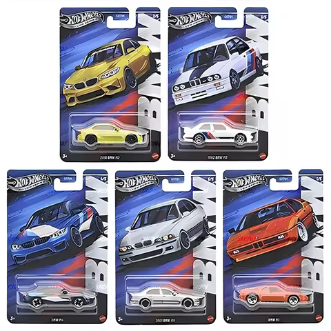 Hot Wheels Celebrations 2025 - Mix 2N - BMW JBY55 2016 BMW M2 1992 BMW M3 E30 BMW Diecast 1:64 Metal