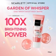 [NEW LAUNCH] SCARLETT GLUCINAMIDE Fragrance Brightening Body Serum Garden of Whisper 170ml Body Loti