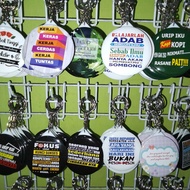 GANTUNGAN Motivational Keychains, Word Keychains, Islamic Keychains, Driving Keychains, Wedding Souv