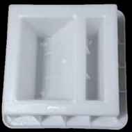 1pc Precast concrete louver blocks hard plastic mold breeze block 2 resuable mold 1000x