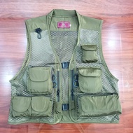 Sports Fishing Vest Fishing Vest Mesh Breathable Outdoor Vest Mountaineering Multi-pocket Photograph