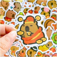 Set of 100 Capybara stickers, Capybara stickers, cute stickers