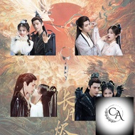 Acrylic Keychain of Bai Lu Luo Yunxi from the Movie The End of The Moon Bai Lu