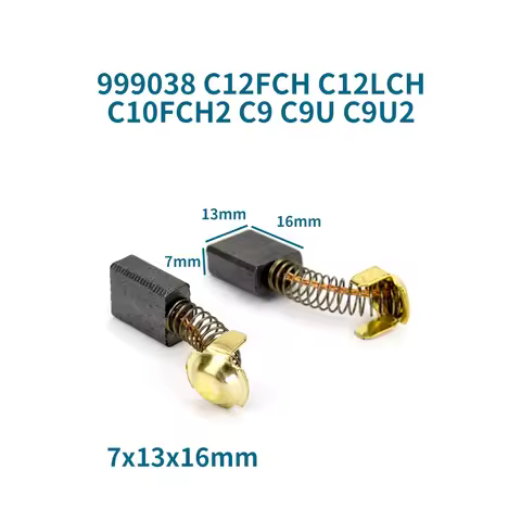Carbon Brushes 999038 38 for HITACHI C12FCH C12LCH C10FCH2 C9 C9U C9U2 Carbon Brush Circular Saw Acc