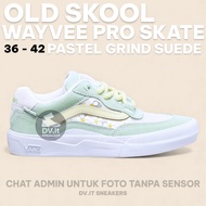 100% BNIB Sepatu Sneakers Casual Kasual Wanita Women-Vans-Old Skool Wayvee Pro Skate Brighton PAstel