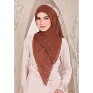ARIANI SQUARE PEBBLE VOILE PLAIN DIAMOND