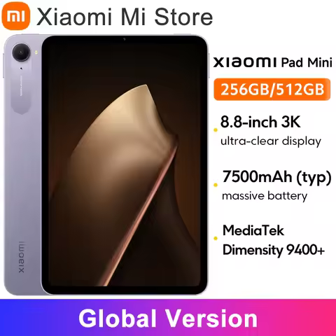 Xiaomi Pad Mini Global Version MediaTek Dimensity 9400+ 8.8" 3K ultra-clear display 7500mAh battery 