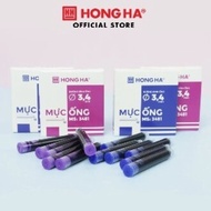 Combo 5 hộp mực ống bút máy Hồng Hà - 6 ống mực/ 1 hộp - 2 màu xanh/đen