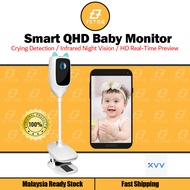 7Star 2K QHD Smart Baby Monitor Crying Sensor 150 Ultra Wide Angle Real-Time Monitoring Baby Infants