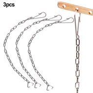 3pcs Stainless Steel Chain Universal 25x1.5cm Toilet Flapper Chain For Most Flappers