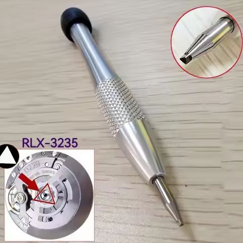 Watch Movement Screwdriver Set Triangular Rotor Screwdriver Suitable For RLX 3235 Movement Watch Acc