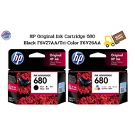 【READY STOCK)】HP 680 Black Original ink Advantage cartridge / HP 680 Color Original Ink Advantage Cartridge