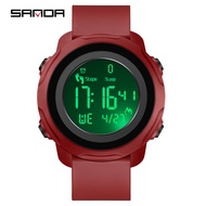 Sanda Electronic Watch Step Calorie Watch Waterproof Alarm Clock Outdoor Sports Multi-Function Elect
