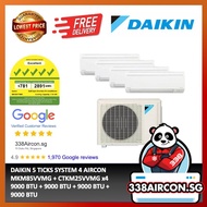 DAIKIN SYSTEM 4 (MKM85VVMG + CTKM25 x 4) EXCLUDE INSTALLATION