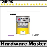 HardwareMaster:[GOOD QUALITY] 5L Nippon Paint Economy Undercoat wood &amp; metal (white) / cat undercoat kayu &amp; besi (putih)