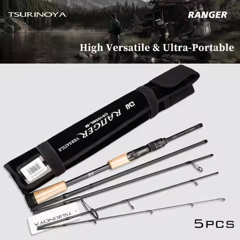 TSURINOYA Travel Fishing Rod RANGER 2.08m 2.09m 2.21m L-ML、ML-M FUJI A Guide Fast Action Portable Sp