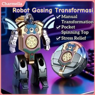 2 in 1Robot Gasing Transformasi Mainan Robot Fidget Spinner Mechanical Deformation Toy Fidget Spinne
