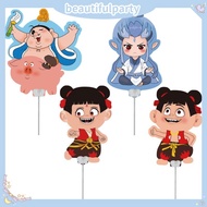 Popular cartoon Nezha clip balloons suitable for children's birthday party scene decoration and phot