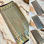 💥NEW💥 Sampin Songket Classic 2.5meter Black Gold - saiz besar Samping Songket Hitam sulam emas corak