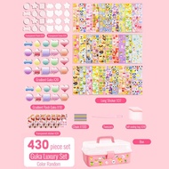 Set Budak Lelaki Chuck Goo Card Tool Hand Cute Sticker Goo Account Card Three-layer Sticker Goo Box