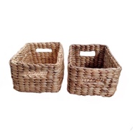 Plain water hyacinth basket