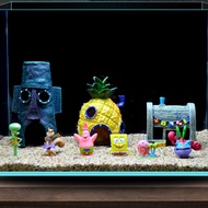 SpongeBob House Aquarium Decoration Fish Tank Aquascaping